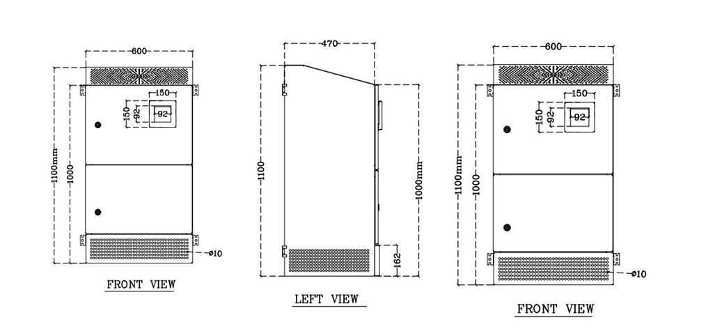 Ethylene Absorber Device Dimensions | Vita Guard